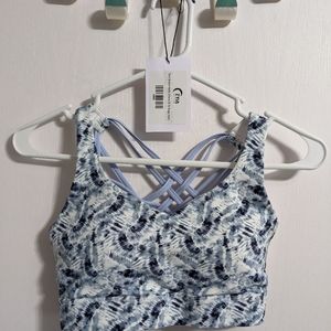 ZYIA Storm Brushed Hendrix Criterion Oh So Strappy Bra, size small